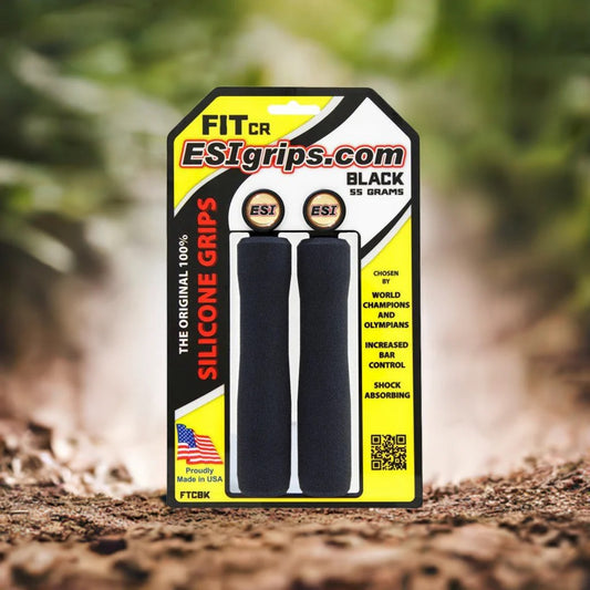 Handvatten ESI FIT CR (CHUNKY/RACER'S EDGE COMBO) 130 mm Zwart