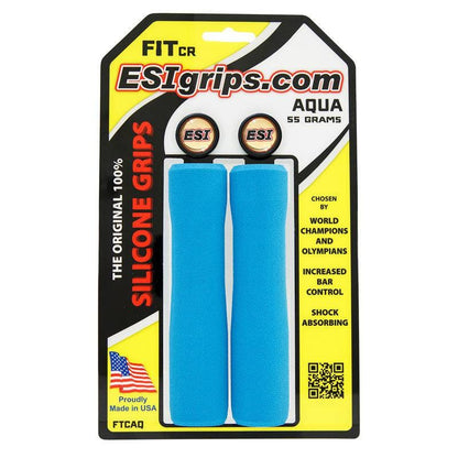 Grips ESI FIT CR (CHUNKY/RACER'S EDGE COMBO) 130 mm Hemelsblauw
