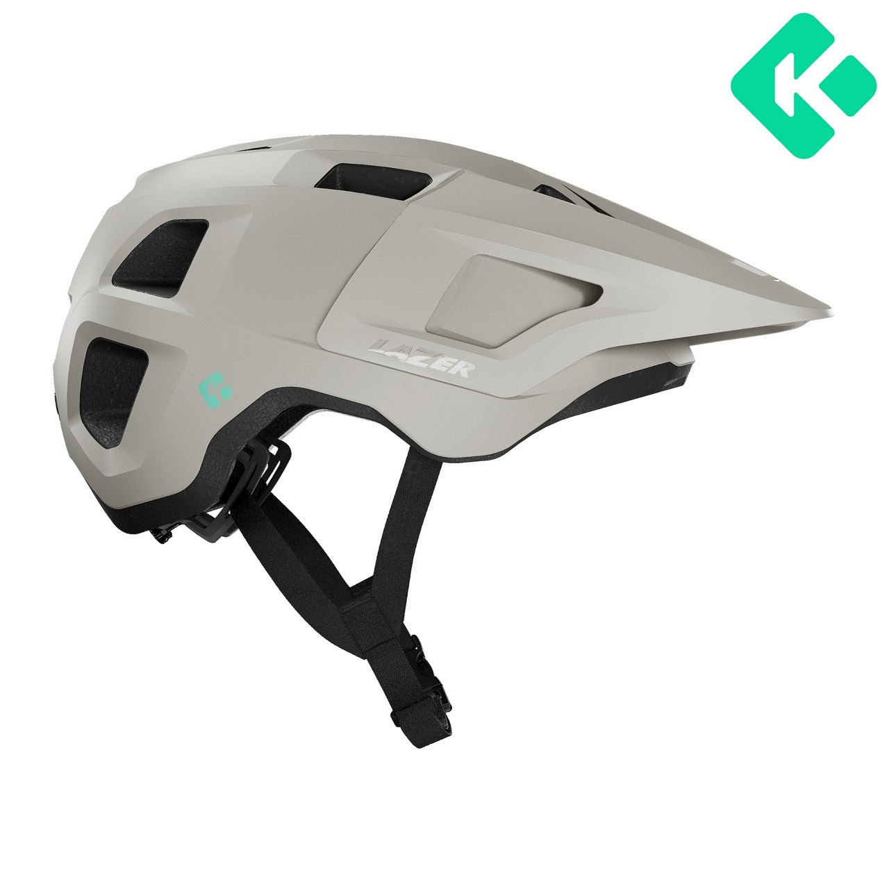LAZER LUPO KINETICORE MTB Helm wit steen