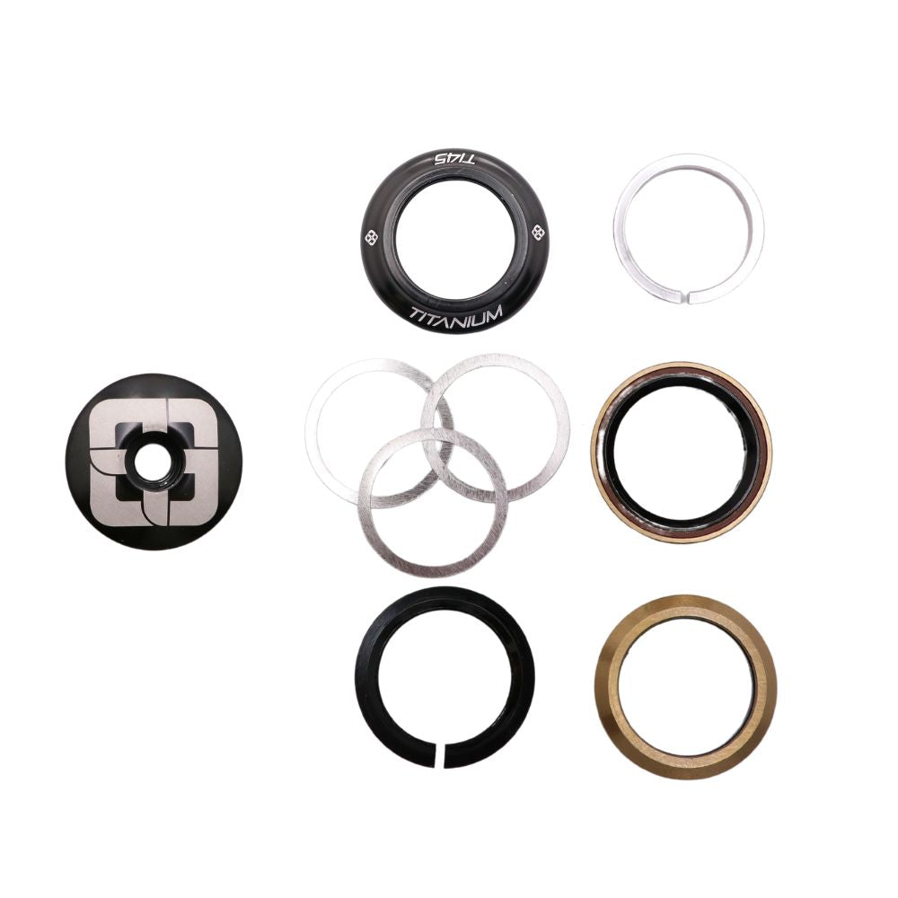 Jeu de Direction Intégré PRIDE Ti45 Titanium iIS42 1"1/8 Noir