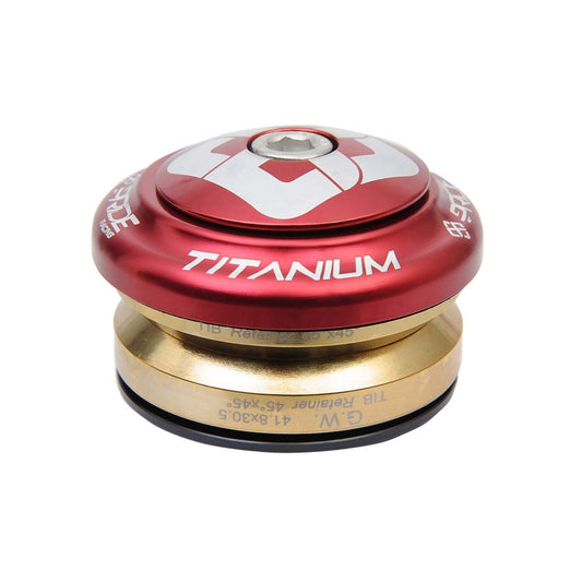 Jeu de Direction Intégré PRIDE Ti45 Titanium iIS42 1"1/8 Rouge