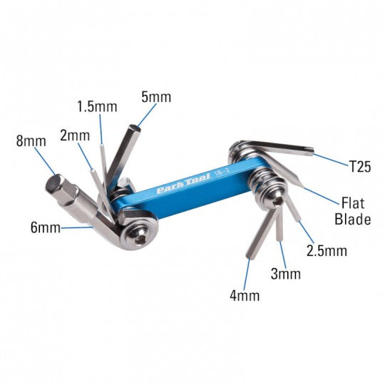 Multi-tool PARK TOOL IB-2 (8 gereedschappen)