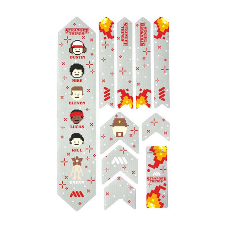 Protection Adhésive pour Cadre ALL MOUNTAIN STYLE EXTRA Stranger Things 8bit Transparent