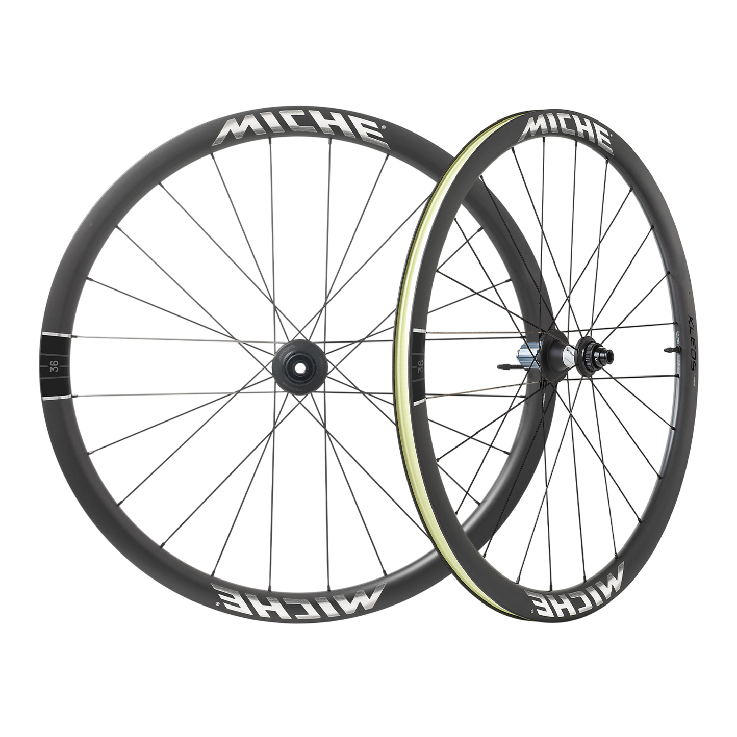 Paire de Roues MICHE KLEOS RD 36 Tubeless Ready (Center Lock) Team Edition