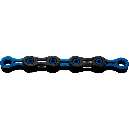 11V Ketting KMC DLC11 Waxed Zwart/Blauw Ciré