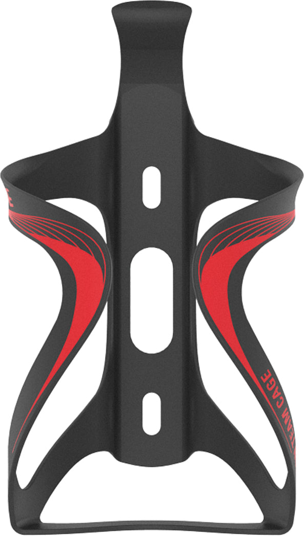 Bidonhouder LEZYNE CARBON TEAM zwart/rood
