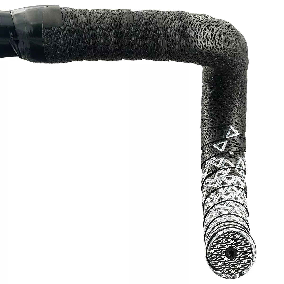 Hangerband DEDA LOOP + END-PLUG Zwart/Zilver