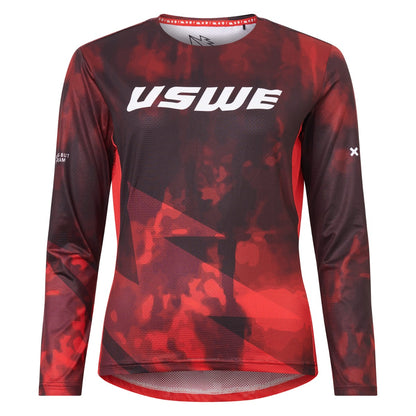 Shirt USWE LUFTIG MTB Lange Mouwen Dames Rood