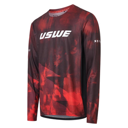 USWE LUFTIG MTB Lange Mouw Jersey Rood