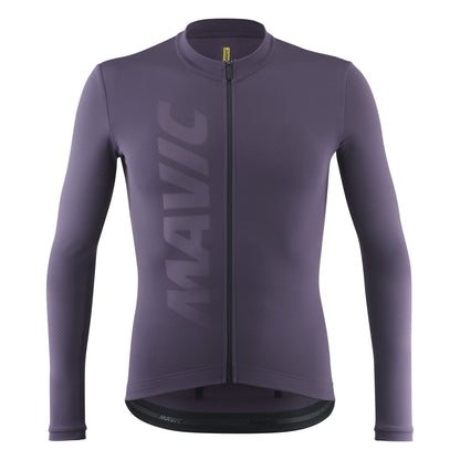 Maillot MAVIC AKSIUM THERMO Manches Longues Purple