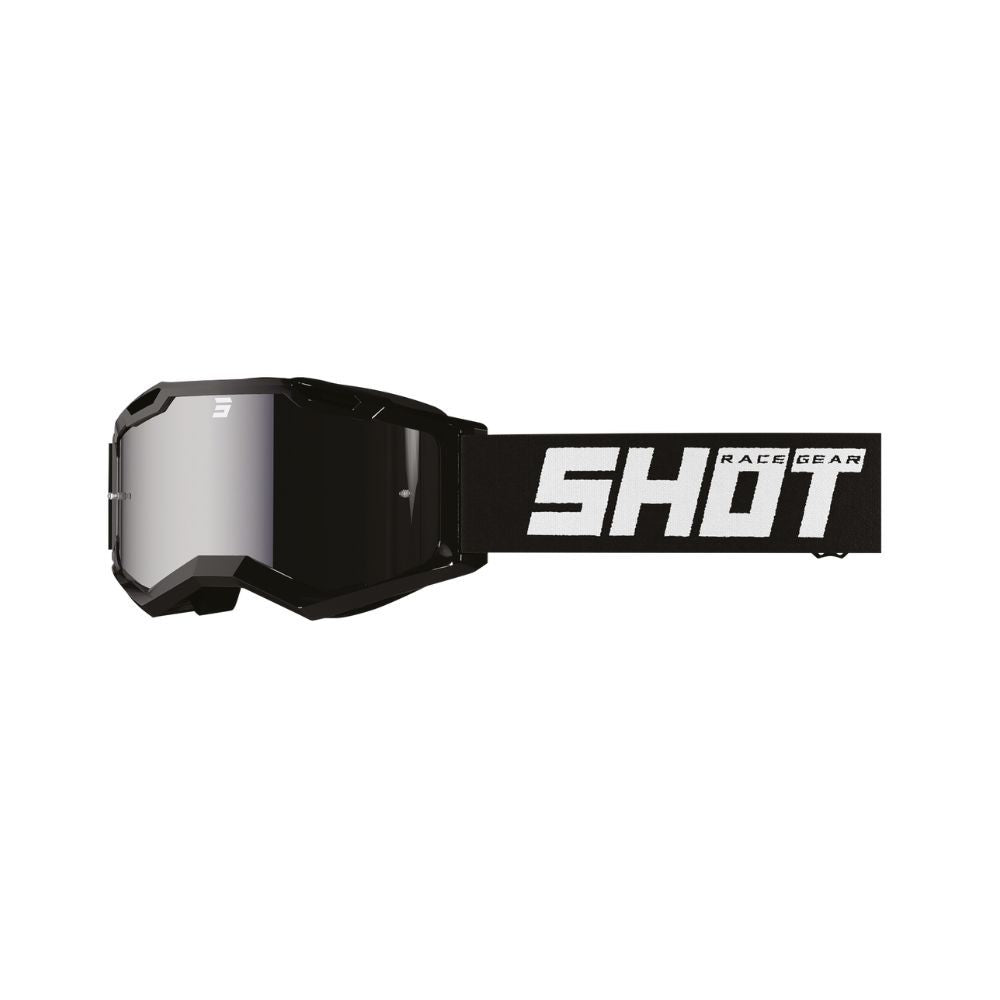 Masque Shot Assault 2.0 Solid Iridium Black Glossy