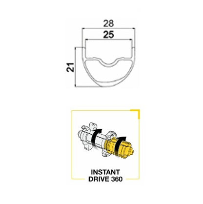 Wielpaar MAVIC ALLROAD 1 DISC Tubeless Ready (Center Lock)