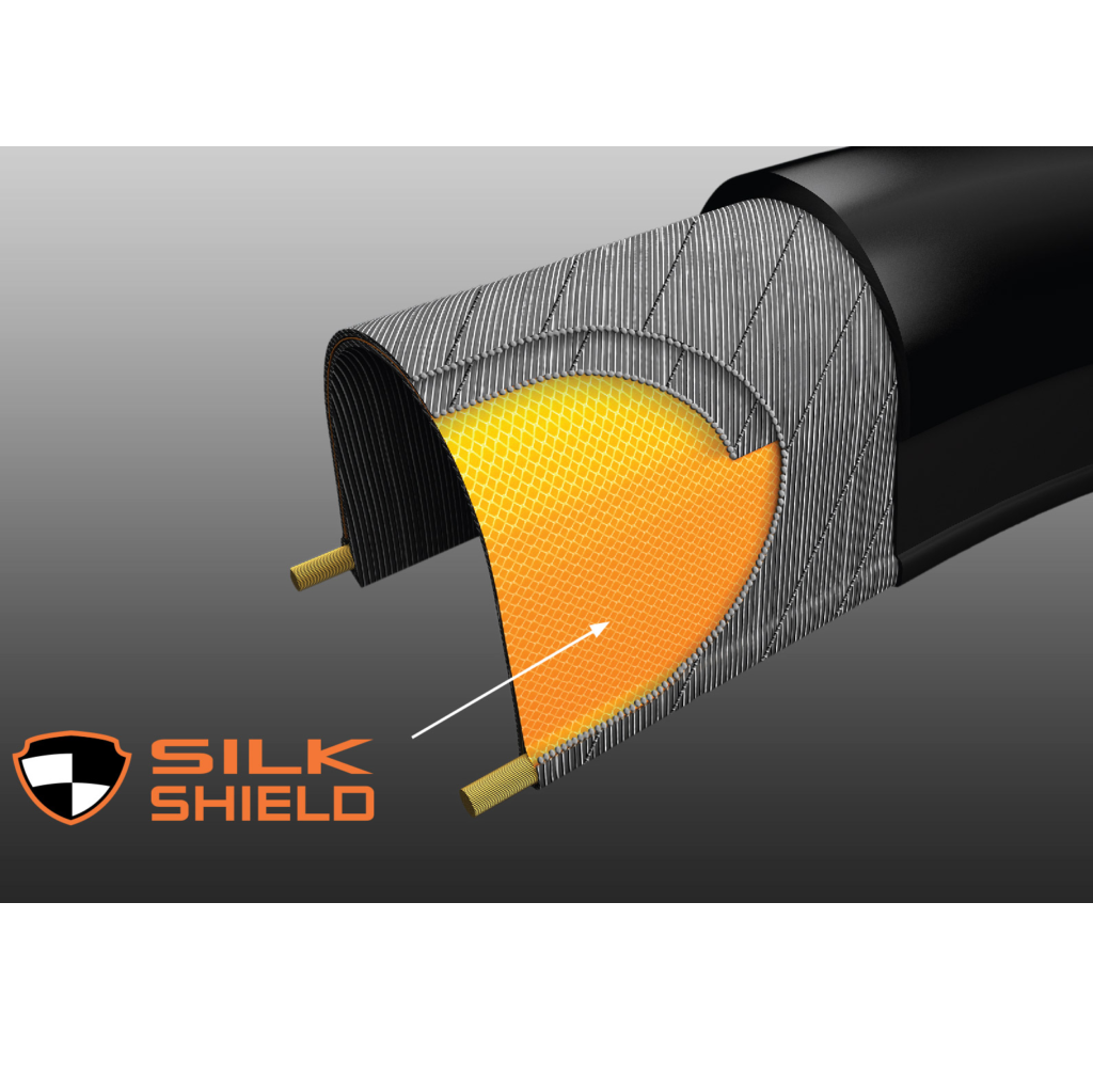 MAXXIS RAMBLER 700x45c 60TPI SilkShiled Tubeless Ready band Zwart