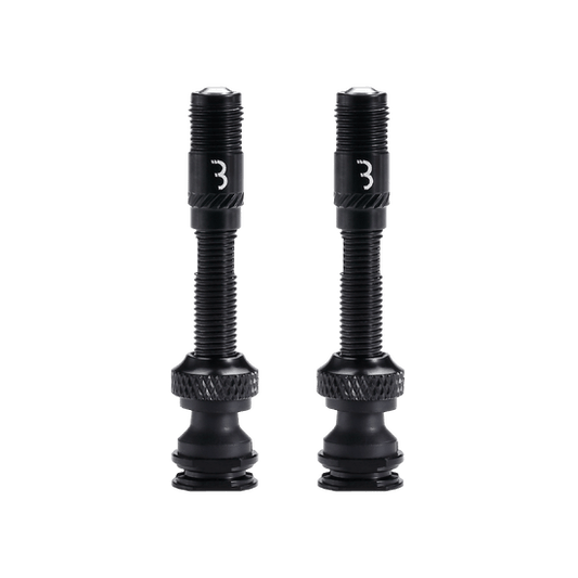 Set van 2 BBB CORE CAP ventielen met zwarte eindkappen