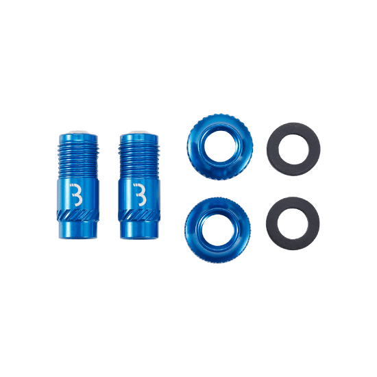 Embouts de Valves BBB CORE CAP Bleu (x2)