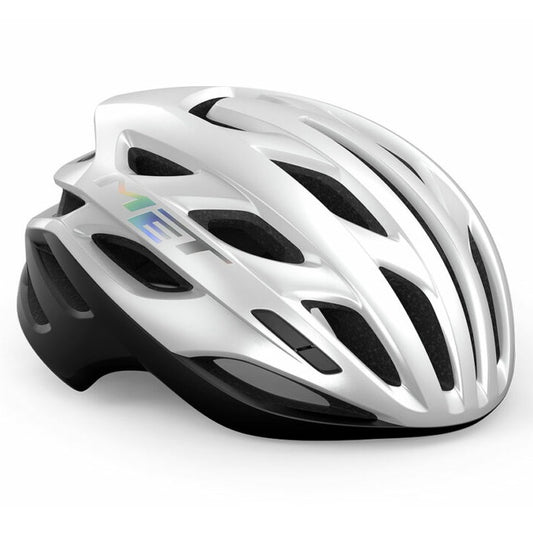 Casque Route MET ESTRO MIPS Blanc Holographique Mat/Brillant
