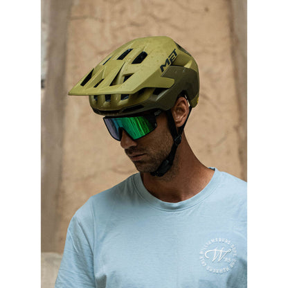MTB-helm MET REVO MIPS Blauw/Groen