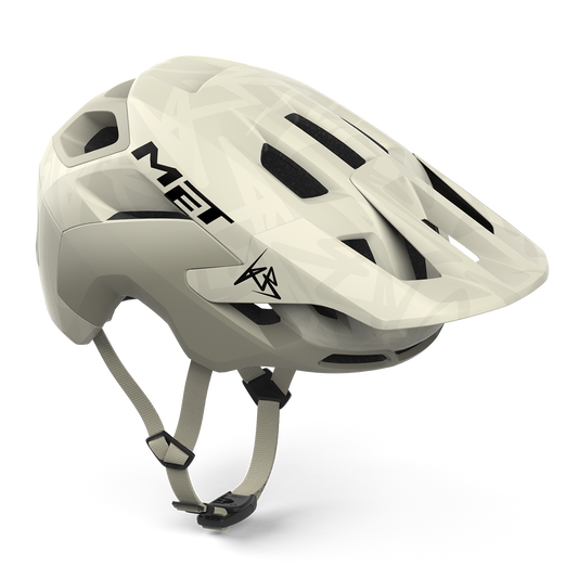 Casque VTT MET REVO MIPS KILIAN BRON Ecru/Gris - Édition Limitée