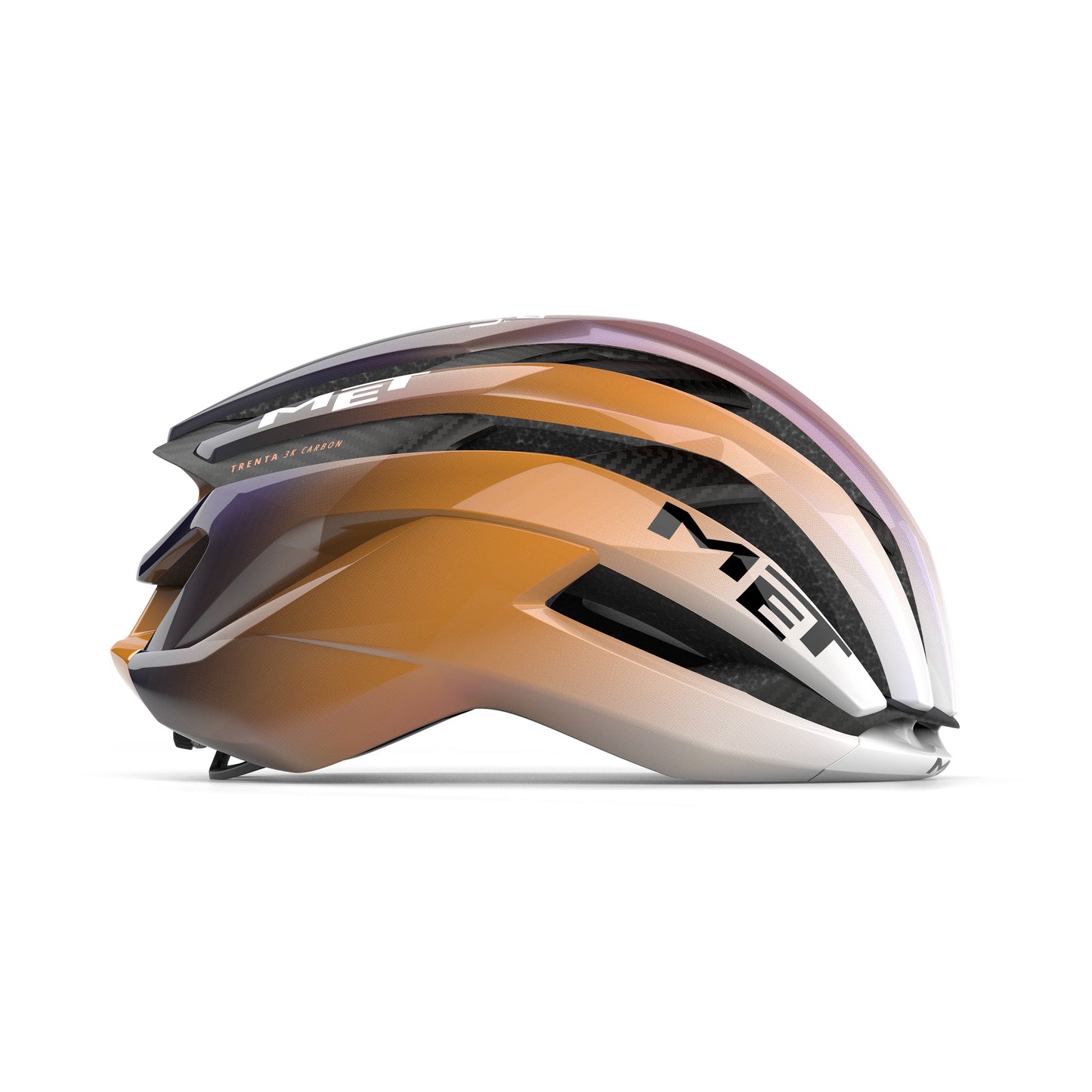 Casque MET TRENTA 3K CARBON MIPS UAE TEAM ADQ 2026 Violet/Orange