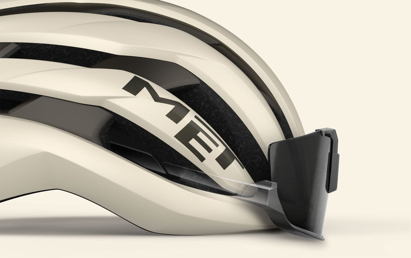 Casque Route MET TRENTA MIPS WAX Blanc Mat