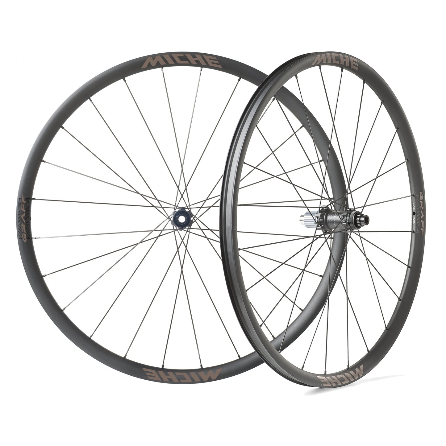 Paar MICHE GRAFF Tubeless Ready Wielen (Center Lock)