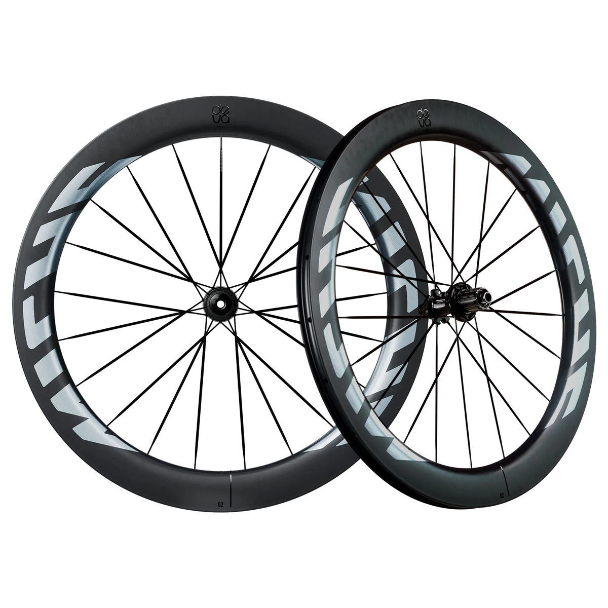 MICHE DEVA RD 62 wielset tubeless ready (Center Lock) zilver