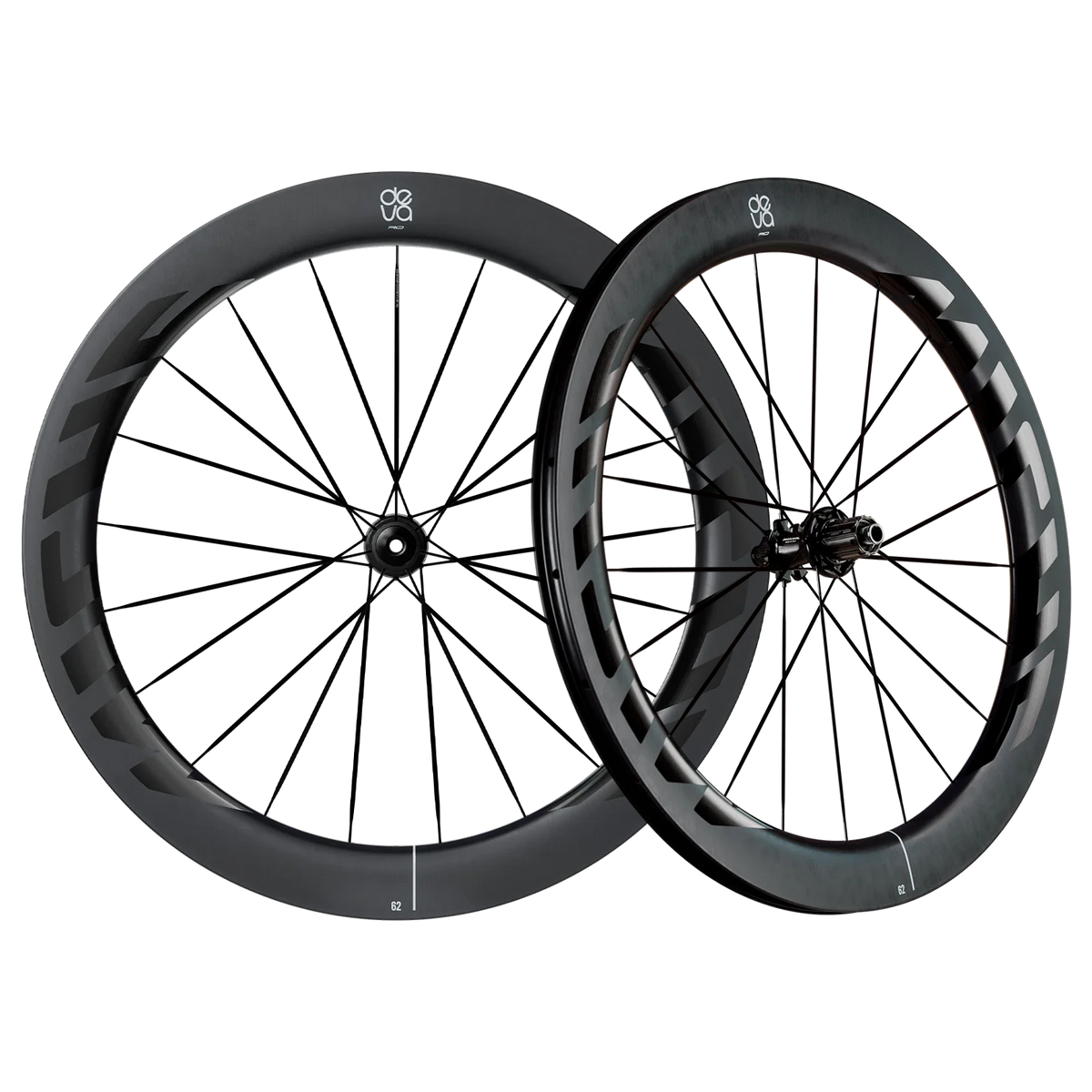 MICHE DEVA RD 62 wielset tubeless ready (Center Lock) zwart