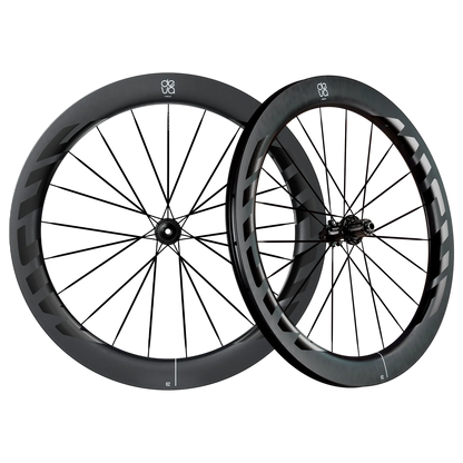 MICHE DEVA RD 62 wielset tubeless ready (Center Lock) zwart