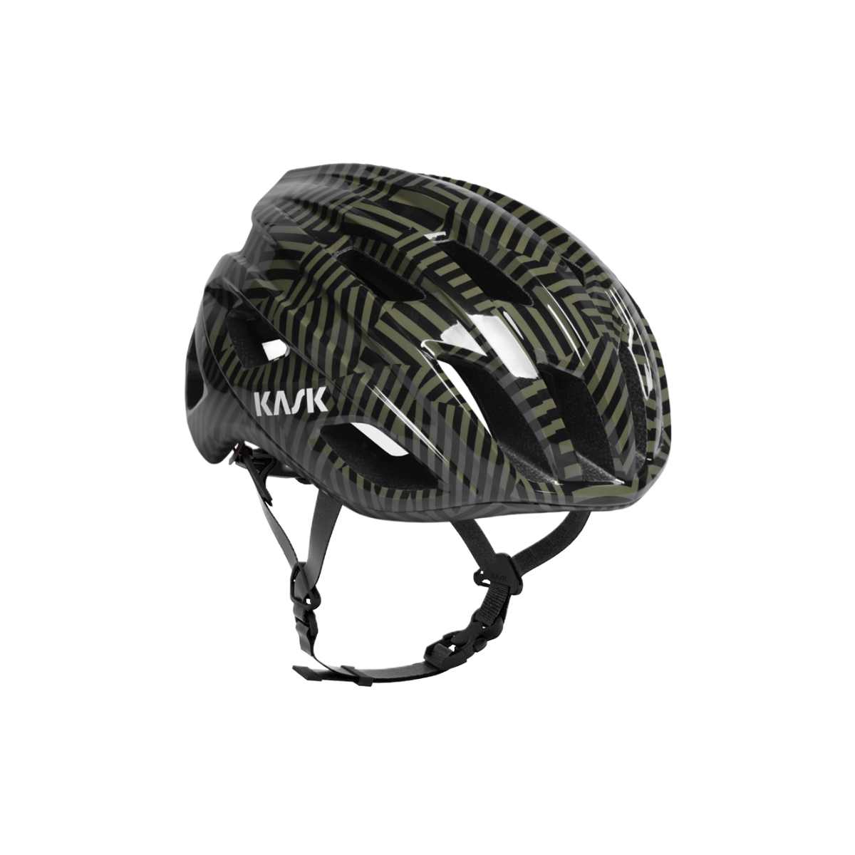 KASK MOJITO CUBED CAMO Road Helm Zwart/Groen