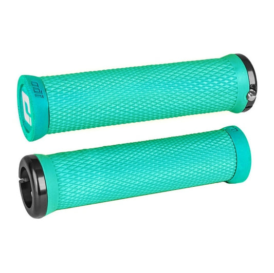 ODI ELITE MOTION V2.1 Lock-on 130 mm handvatten Turquoise