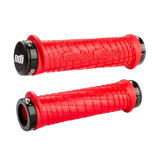 Grips ODI TROY LEE DESIGNS Lock-On 130 mm Rouge