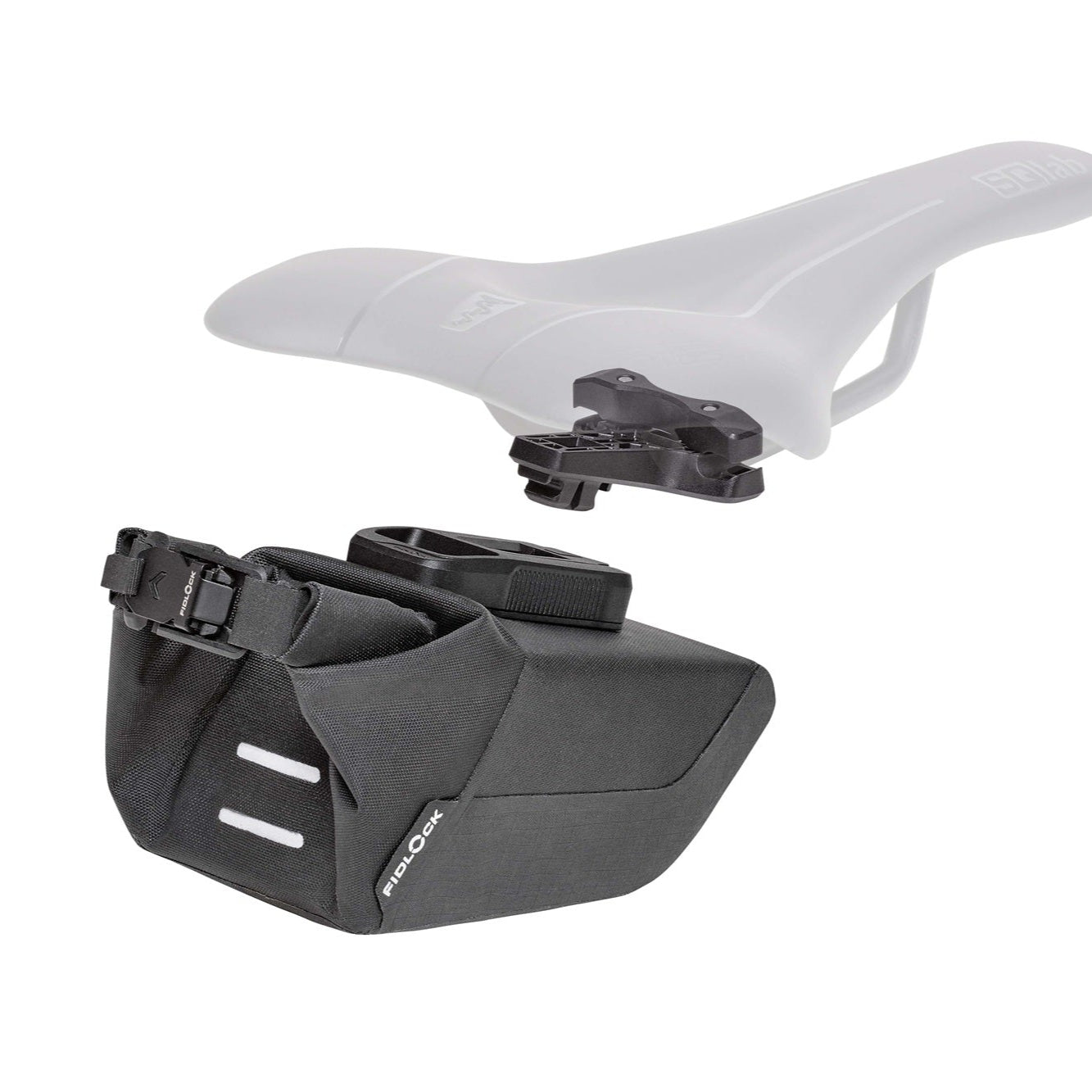 Sacoche de Selle + Support FIDLOCK PINCLIP SET Noir