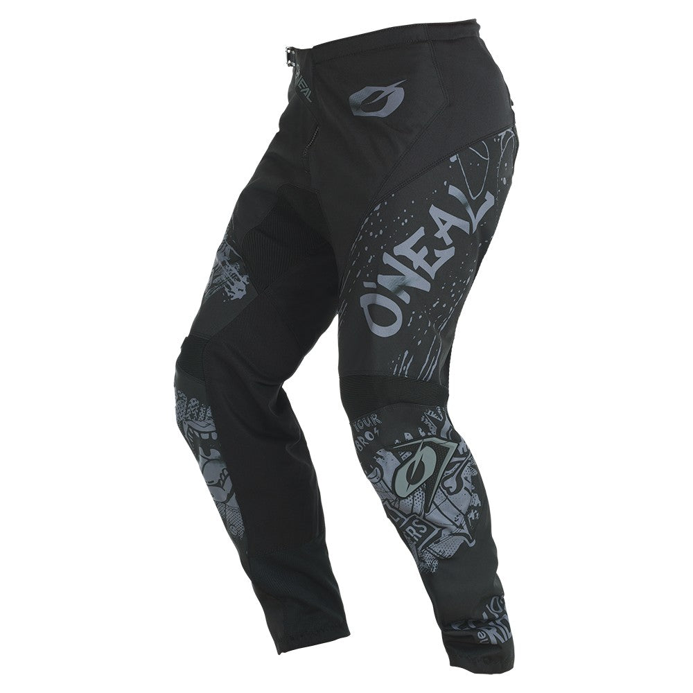O'NEAL ELEMENT RANCID broek zwart/grijs - vooraanzicht
