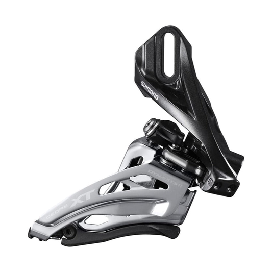 SHIMANO DEORE XT FD-M8020 voorderailleur, 2x11-speed, directe montage — afbeelding 1 op witte achtergrond