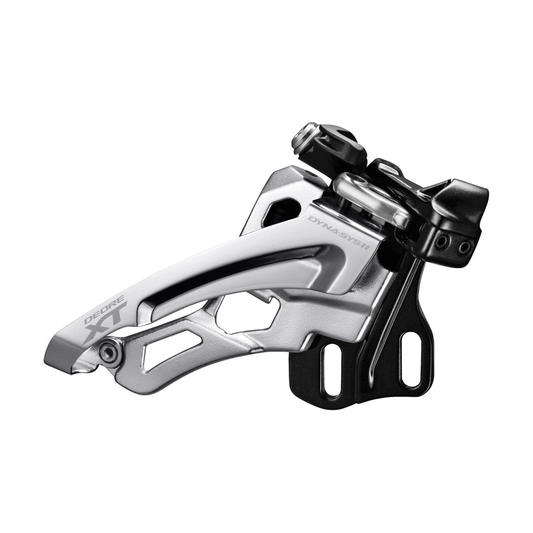 SHIMANO XT FD-M8000-E voorderailleur, 3x11-speed, type E — afbeelding 1 op witte achtergrond