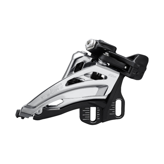SHIMANO DEORE FD-M5100-E voorderailleur, 11-speed — afbeelding 1 op witte achtergrond
