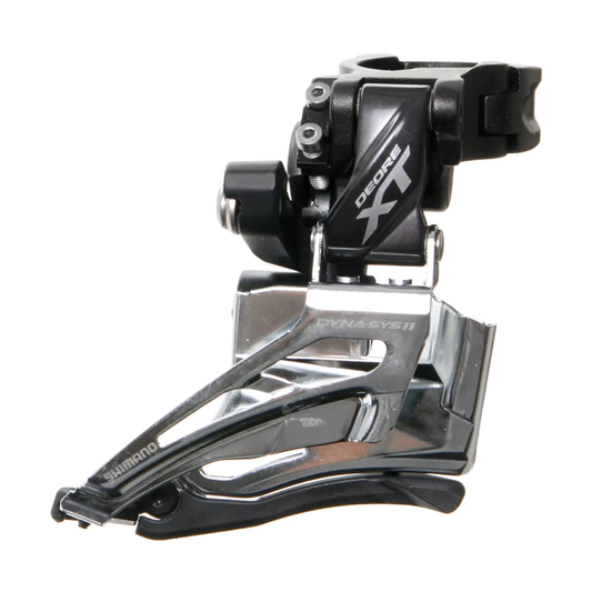 SHIMANO XT FD-M8025-H voorderailleur, 11-speed — afbeelding 1 op witte achtergrond