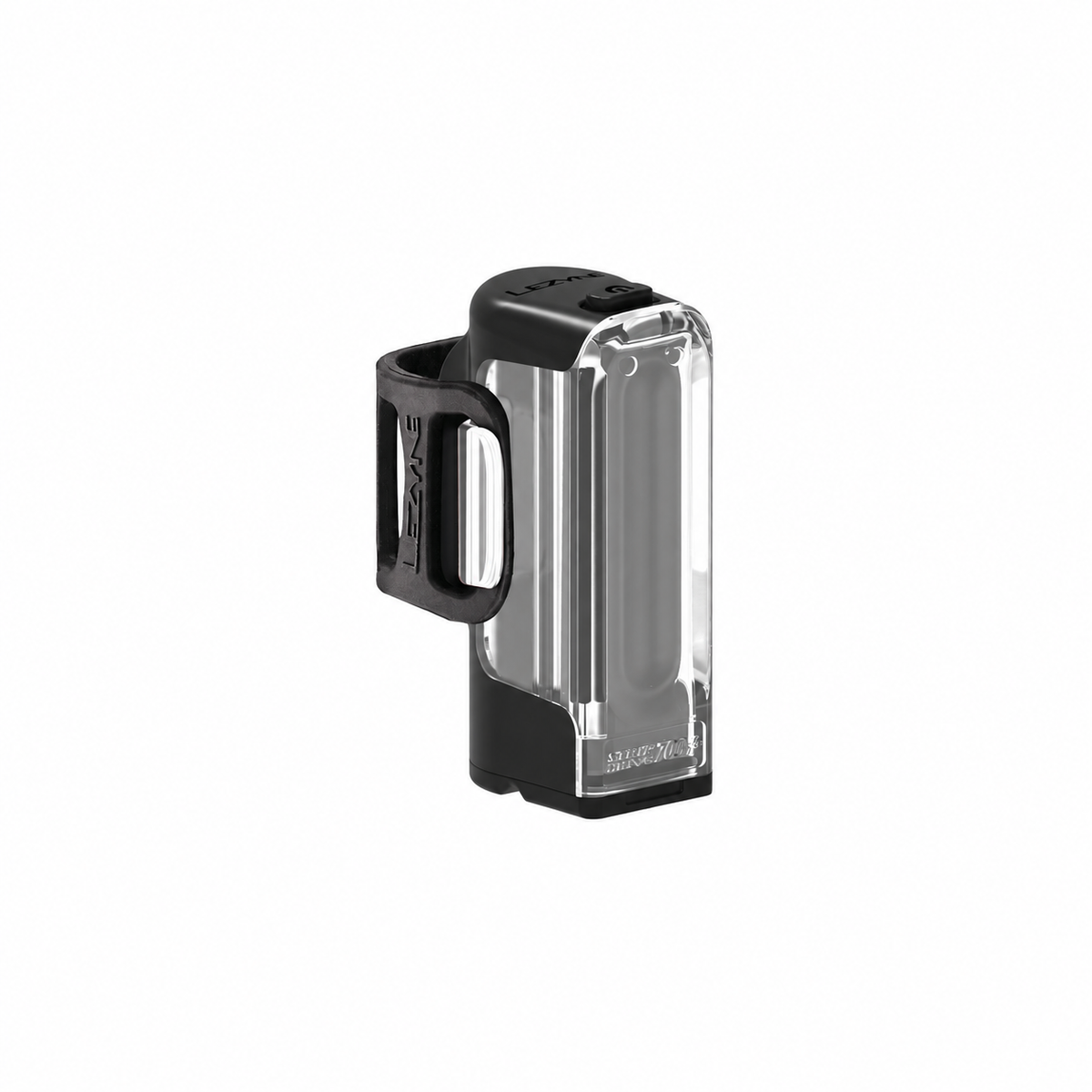 Éclairage Avant LEZYNE STRIP DRIVE Noir — vue produit sur fond blanc