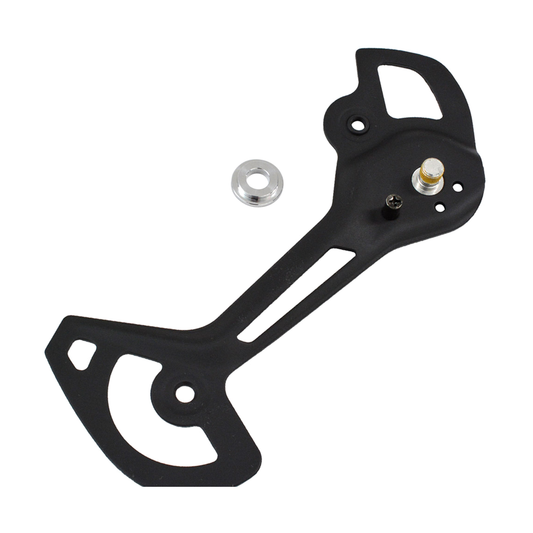 Chape Externe Longue pour Dérailleur Arrière SHIMANO XT RD-M8120-SGS — Y3FX98050 — photo de la pièce sur fond blanc