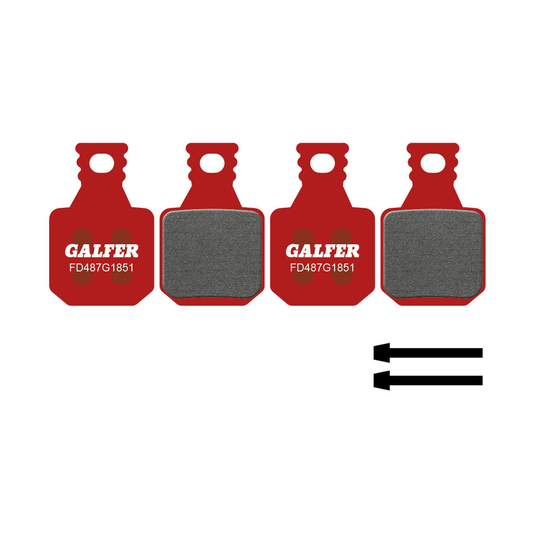 Semi-metalen remblokken GALFER ADVANCED Magura MT5 / MT7 (4 zuigers) — hoofdafbeelding