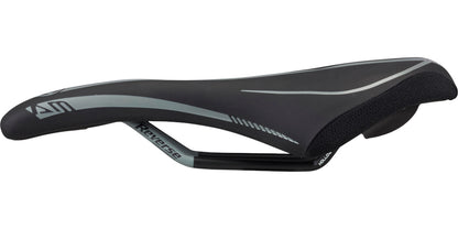Selle REVERSE COMPONENTS AM ERGO Rails CrMo Noir/Blanc — vue de profil noir/blanc