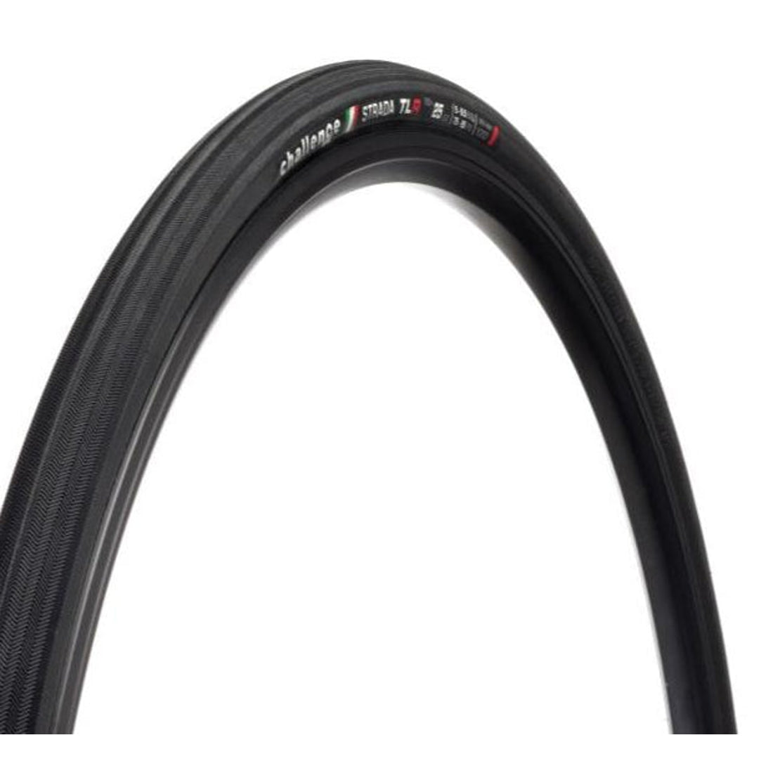 CHALLENGE STRADA 700c tubeless-ready buitenband, zwart