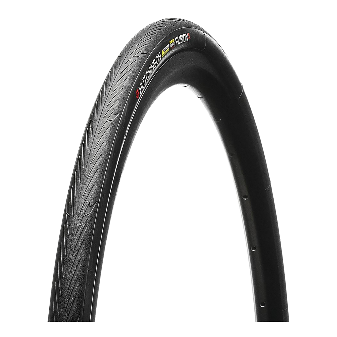 HUTCHINSON FUSION 5 ALL SEASON 700c buitenband voor binnenband, zwart