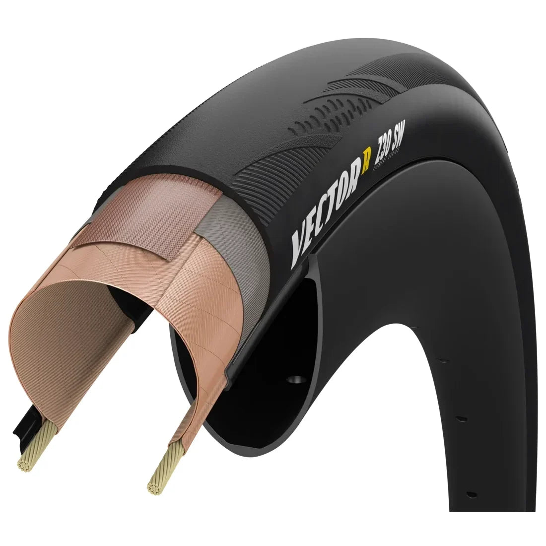 Pneu ZIPP GOODYEAR VECTOR R SW Tubeless Ready Noir
