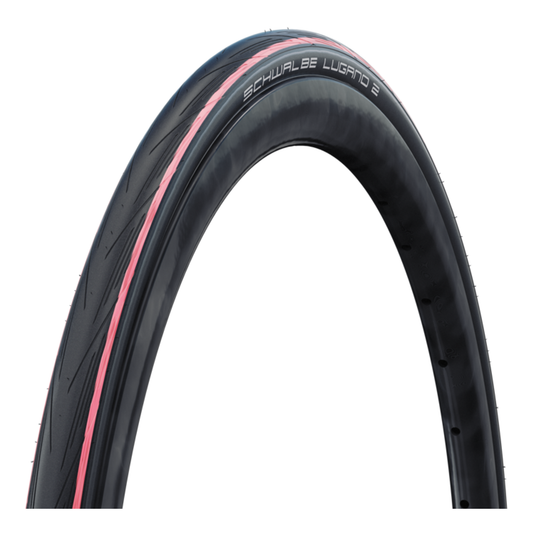 SCHWALBE LUGANO II 700c K-Guard TubeType buitenband rood