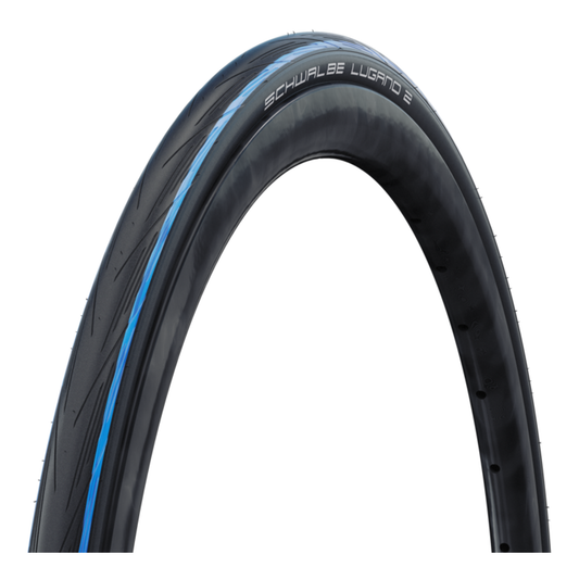 SCHWALBE LUGANO II 700c K-Guard buitenband voor binnenband, blauw