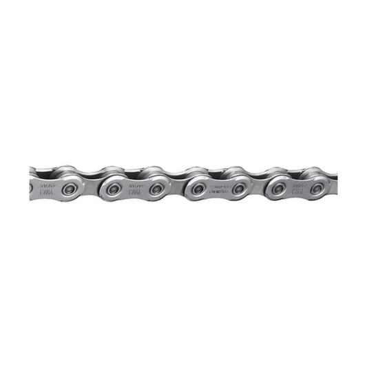 12-speedketting SHIMANO SLX 105 CN-M7100 Quick Link E-Bike Rated — productfoto op witte achtergrond
