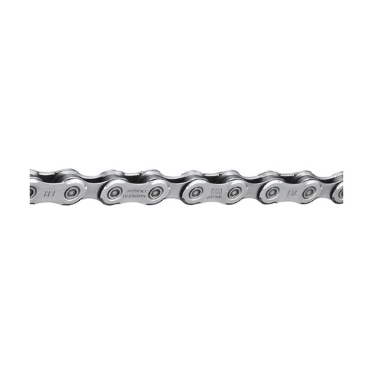 SHIMANO DEORE CN-M6100 12-speedketting met Quick Link, geschikt voor e-bikes — productfoto op witte achtergrond