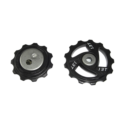 Derailleurwieltjes voor SRAM 5.0/4.0/3.0/DD21/DD24 7/8-speed achterderailleur #00.0000.200.616 — onderdeel op witte achtergrond