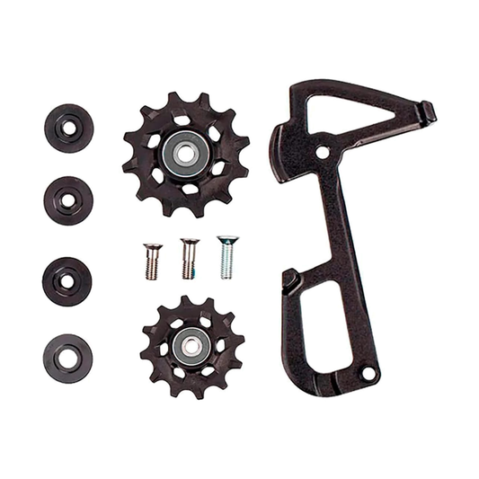 Chape Intérieure + Galets 1x11V Dérailleur SRAM GX/FORCE1/RIVAL1 Type 2.1 — pièce sur fond blanc